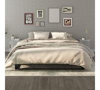 ROMHZKS Zeitloser Nachttisch aus Holzwerkstoff mit Stauraum und stabiler Platte für Wohnzimmer und Schlafzimmer, Feuchtigkeitsbeständig und leicht zu reinigen