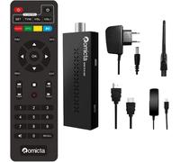 Romicta Decodificador TDT HD 2025 - TDT para TV Antigua,Sintonizador DVB-T2/C H.265 HEVC, Full HD 1080p, USB PVR, HDMI, WiFi USB, Youtube, LCN, Control Remoto Universal 2 en 1.