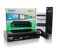 Romicta Decodificador TDT HD - DVB-T2 H.265 HEVC FTA Full HD PVR, USB, HDMI, SCART, Sintonizador de TV Digital Terrestre, Receptor Digital de Alta definición Full HD 1080p, Control Remoto 2 en 1