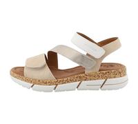 Romika 95r0022004, Sandalias con cuña Mujer, Arena, 37 EU