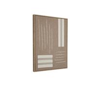 Romimex Cuadro Lana Lienzo Rayas 50 x 70 x 5 cm - Marca EAN: 8435700821853