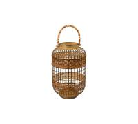 Romimex Farol Marrón Metal 22 x 34 x 22 cm