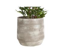 Romimex Macetero Gris Cerámica 34 x 34 x 34 cm