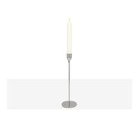 Romimex Portavelas Plateado Metal 8 x 28 x 8 cm