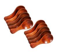ROMISBABA 10 piezas Mini Cucharas de Madera para Condimentos Café Té Sal Miel Mostaza Mermelada Cucharillas Pequeñas Ecológicas y Multifuncionales para Cocina y Baño