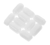 ROMISBABA 10 Piezas Varillas Agitadoras Magnéticas Ptfe Resistentes Alta Temperatura para Laboratorio Barras de Pequeñas Blancas Agitador Magnético Seguro para Mezclador Vórtice