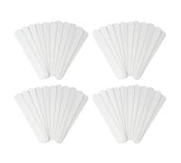 ROMISBABA 100 Pegatinas Protectoras de Cuello Absorbentes de Sudor Desechables Ultrafinas Autoadhesivas Blancas para Camisas Sombreros y Ropa Insertos Invisibles para Protección