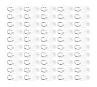 ROMISBABA 100 Piezas Unidades Ruedas para Riel Cortina Silenciosas con Gancho Deslizante Accesorios para Cortinas Fáciles de Instalar Compatibles con Rieles Estándar Diseño Compacto y