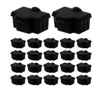 ROMISBABA 100 Unidades Protector de Polvo para Conector Rj45 de Silicona Negra Suave, Tapa Anti-pérdida para Servidores y Conectores Ethernet, Adecuado para Uso en Oficina y Hogar