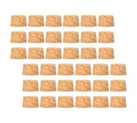 ROMISBABA 100 Unidades Tapones de Corcho para Botellas Pequeñas Tapón de Madera Suave Cierre Hermético para Botellas Jarras y Decantadores Resistente y Reutilizable