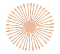 ROMISBABA 100 Varitas de Cera de Madera para Depilación Corporal y Facial, Aplicadores Seguros y Fáciles de Usar para Eliminar Vello en Fiestas y Uso Personal