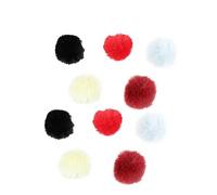 ROMISBABA 10piezas Juguetes para Gatos Pelotas Fluffy Colores Mixtos Estimulan Instinto Gatos Kitten Juguete Ligero Interactivo