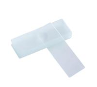 ROMISBABA 12 Cubreobjetos de Vidrio Óptico para Microscopio Juego de 12 Piezas Cuadradas de Vidrio de Cubierta Pulido Herramienta para Educación en Ciencias Biológicas y Experimentos de