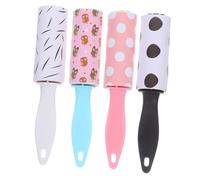 ROMISBABA 12 Piezas Rodillo Quitapelusas Portátil Uds con Mango Adhesivo Reutilizable para Pelo de Mascotas Ropa Muebles Alfombras y Eliminación Eficaz de Pelusa