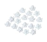 ROMISBABA 18 piezas Adornos de Resina Ángel Plano para Bricolaje Accesorios Decorativos para Fundas de Móvil Figuras Miniatura Barroco Charms para Scrapbooking y Joyería Surtido Aleatorio