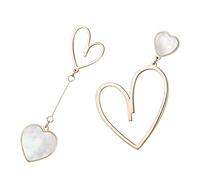 ROMISBABA 1Par Pendientes Asimétricos de Mujer Joyería Colgante de Creativo San Valentín y Cumpleaños