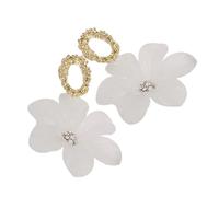 ROMISBABA 1par Pendientes De Flor De Diseño Moderno Para Mujer Aretes De Estudio Ligeros y Cómodos Para Fiestas y Ocasiones Formales