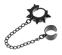 ROMISBABA 1pieza Pendientes De Acero Inoxidable Para Hombres Pendientes De Hip-hop Sin Perforación Clip De Oreja Creativo y Moderno Accesorios De Moda Para Fiestas y Uso Diario