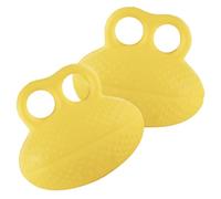 ROMISBABA 2 Piezas Bolas de Entrenamiento para Agarre de Dedos Unidades Pelotas de Ejercicio Portátiles de PU con Superficie Antideslizante para Fortalecer Músculos y Aliviar Estrés Manos y