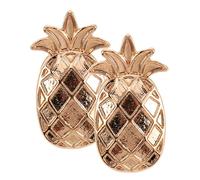 ROMISBABA 2 Piezas Broche Piña de Moda para Solapas y de Abrigos Clips para y Chaquetas de Aleación de Zinc Resistentes y Ligeras Accesorio Versátil para Personal