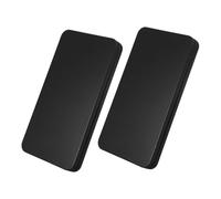 ROMISBABA 2 piezas Caja Metálica Rectangular con Tapa de Organizadores para Guardar Dinero Monedas Joyas y Resistente y Portátil para Billetes y Objetos Pequeños