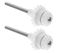 ROMISBABA 2 Piezas Eje de Transmisión Piscina Fiesta Verano Repuesto | Abs y Acero Inoxidable, Blanco, para Limpia Piscinas y Repuestos Gre Piscina