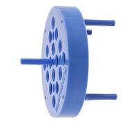 ROMISBABA 2 Piezas Gradilla Flotante Redonda de Plástico para Tubos de Centrífuga, Desmontable con 20 Orificios, Paquete de 2 Unidades para Baño de Agua y Almacenamiento de Muestras de