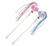 ROMISBABA 2 Piezas Kitten Toys Interactivos de Bola de Pelo Color Candy para Gatos y Gatitos Accesorios Divertidos para y Saludables los Felinos