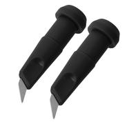 ROMISBABA 2 Piezas Puntas de Bastón Trekking de Tungsteno Protector para Bastones Senderismo y Muletas Resistente al Desgaste para Montañismo Nieve y Esquí