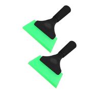 ROMISBABA 2 Piezas Rascador y Escobilla para Película de Coche Herramienta Versátil para Tintado de Ventanas Limpieza sin Mango Ergonómico y Material Duradero Compatible con Vinilo y Vidrio