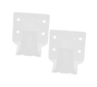 ROMISBABA 2 Piezas Soportes de Montaje para de Ventana de Soporte Central Blanco para Instalación Fácil de Cortinas y