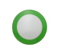 ROMISBABA 2 Piezas Tapete de Silicona para Hornear Redondo Reutilizable y Resistente al Calor Color Verde Adecuado para Cocinando en Casa Sus Padres