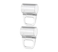 ROMISBABA 2 Piezas Unidades Agarraderas Transparentes para Estores Plisados de Clips Resistentes para Cortinas sin Cable Soportes Funcionales para Fijación y Montaje Sencillo Ventanas