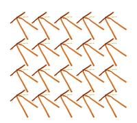 ROMISBABA 24 Lazos Navideños Flocados Marrones Alambre Flexible 24 Piezas Lazos Artesanales para Decoración de Árbol de Navidad Adornos Festivos Vintage para Puertas y Manualidades