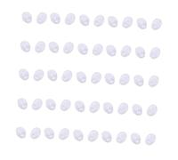 ROMISBABA 25 Pares Almohadillas Nasales Silicona Antideslizantes Transparentes para Gafas Soporte Cómodo Puente Nariz