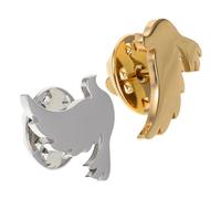 ROMISBABA 2piezas Broche de Paloma Paz de Metal Broche de Pájaro para Eventos Benéficos Alfiler de Paloma para Fiestas y Atuendos Diarios