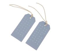 ROMISBABA 2piezas Soporte Organizador Para Pendientes Doble Cara De Piel Pu Exhibidor Portátil y Ligero Para Viaje Diseño Compacto Para Almacenamiento y Exposición De Joyas