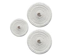 ROMISBABA 3 Rollos de Red de Algodón Blanco para Embalar Carne y Jamón, Cuerda Resistente para Atar Carne y Trussar en Uso Doméstico o Tienda de Alimentos