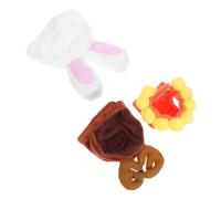 ROMISBABA 3 Sombreros De Fiesta para Mascotas Sombreros para Gatos Tocado para Perro Gorra para Mascota