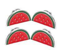 ROMISBABA 4 piezas Broche de Sandía Esmaltado Pin de Duradero y Resistente para Ropa Mochilas y Accesorios de Verano Diseño Divertido y Fresco para