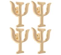 ROMISBABA 4 piezas Broches de Psicología Creativos Aleación Retro Distintivos para Ropa Mochila Calcetines para Hombre y Mujer Recordatorio Bienestar Psicológico