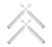 ROMISBABA 4 Piezas Compuerta Para Bote De Basura Pistón De Basura Puede Amortiguador Piezas De Lavado De Corta Amortiguador Hidráulico Acero Inoxidable Blanco