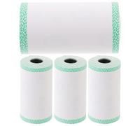 ROMISBABA 4 Rollos de Papel Térmico Papel Multiusos de Impresión Verde para Impresora Térmica Tamaño Estándar para Hotel y Hogar para Recibos