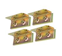 ROMISBABA 4piezas Cama Soporte Cabecera Tornillos Gruesos Placa Fija Reparación Marcos Madera