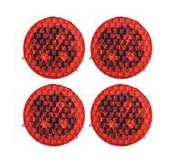 ROMISBABA 4piezas Luces LED de Seguridad para Coche Indicador de Puerta Abierta Inalámbrico Luz Roja Anticolisión con Chip Inteligente y Diseño Resistente al Agua