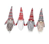 ROMISBABA 4piezas Tapas De Botella De Vino Tejidas De Decoración Navideña para Botellas Accesorios para Fiestas