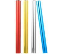 ROMISBABA 4piezas Varillas De Compactas para Pista y Campo Palos De Competición Escolar De Aleación De Aluminio para Uso Diario