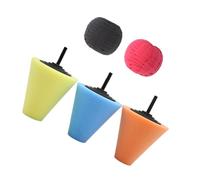 ROMISBABA 5 Discos De Pulido Para Reparación De Ruedas Almohadillas Para Interior De Coche Accesorio Para Taladro Almohadilla De Cera Manual
