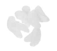 ROMISBABA 5 Pares Cejas Blancas Postizas para Disfraz Santa Claus Accesorio Facial Cómodo y Realista para Grupo Fiestas Navideñas