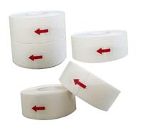 ROMISBABA 5 rollos Almohadillas Absorbentes Sudor para Cuello y Gorra Unidades Adhesivas Transpirables de Tela No Tejida Cómoda Protectoras para Ropa y Sombreros